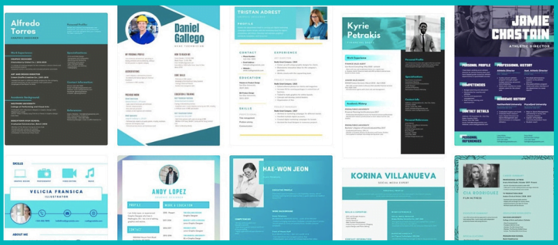 Canva CV templates 2 1