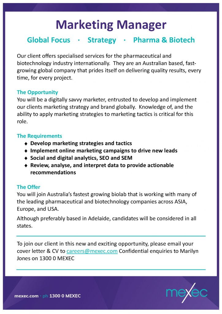 mexec Marketing Manager Short ad Oct 21