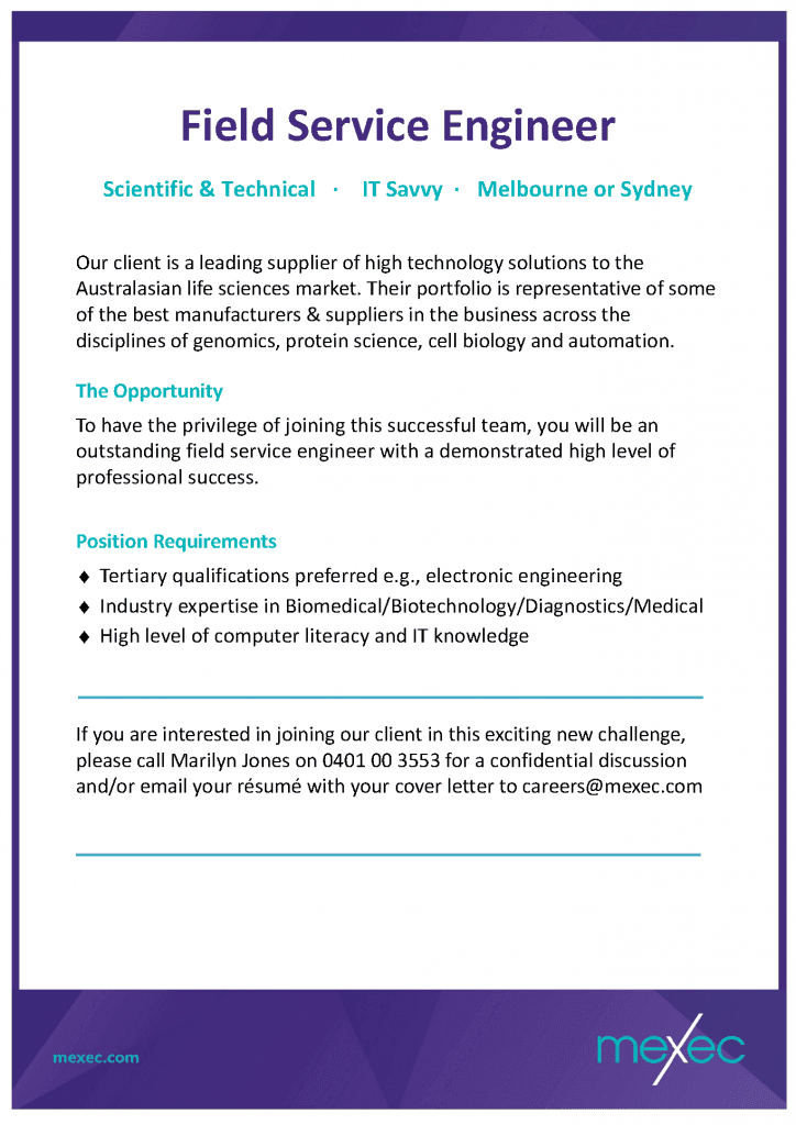 Field Service Engineer MS Short ad 724x1024 1