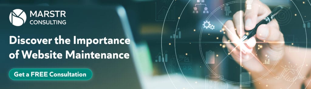 Marstr website maintenance Banner